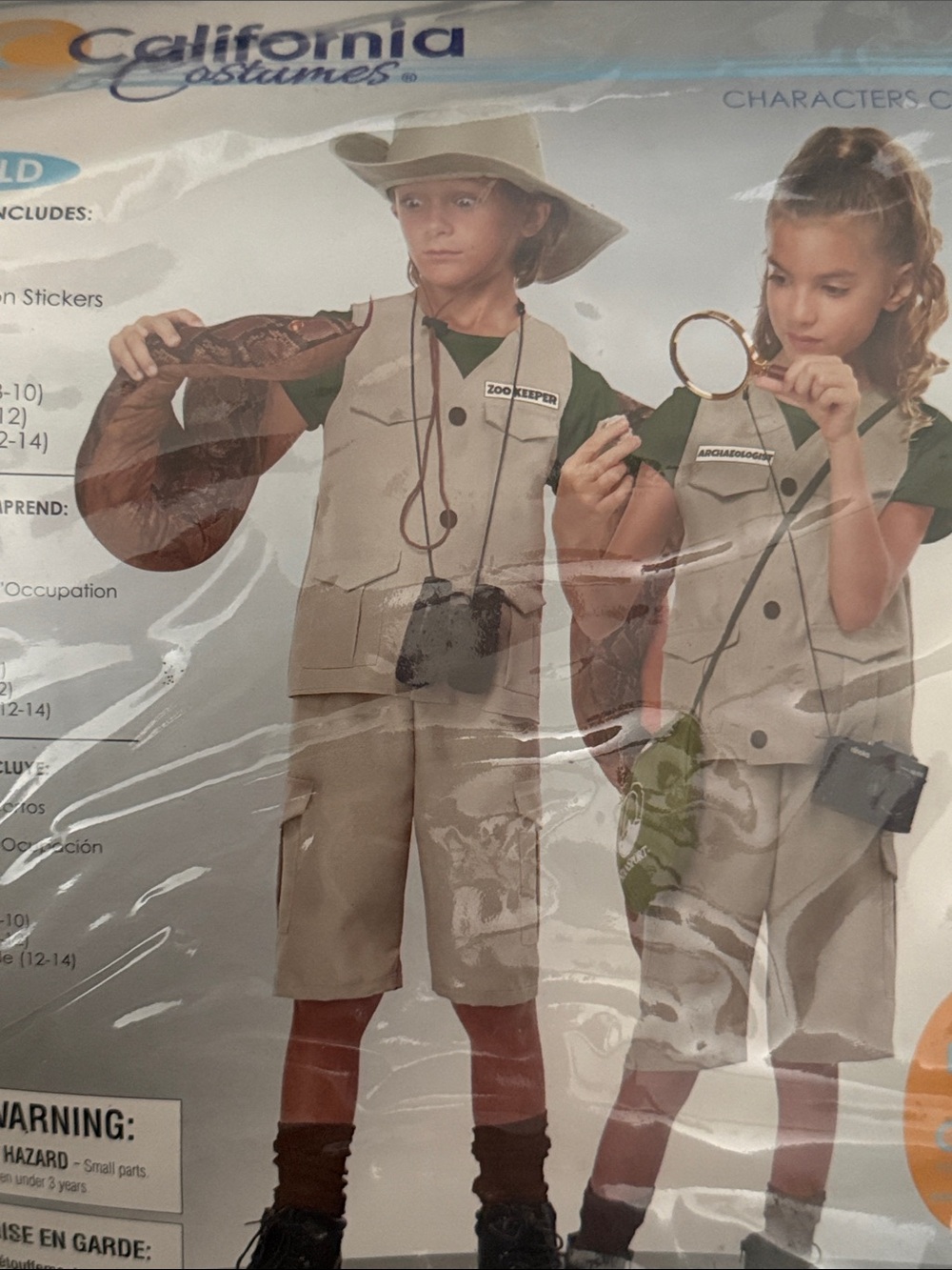 California Costumes Kids Wildlife Expert Costume - Khaki & Green